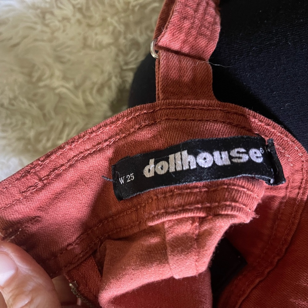 Dollhouse Deep V Overalls NWOT - Picture 5 of 10